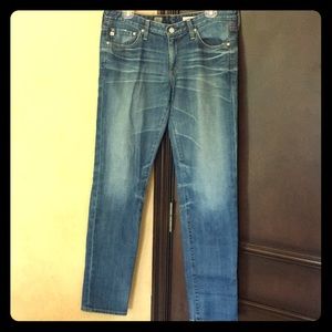 AG washed look ankle jean
